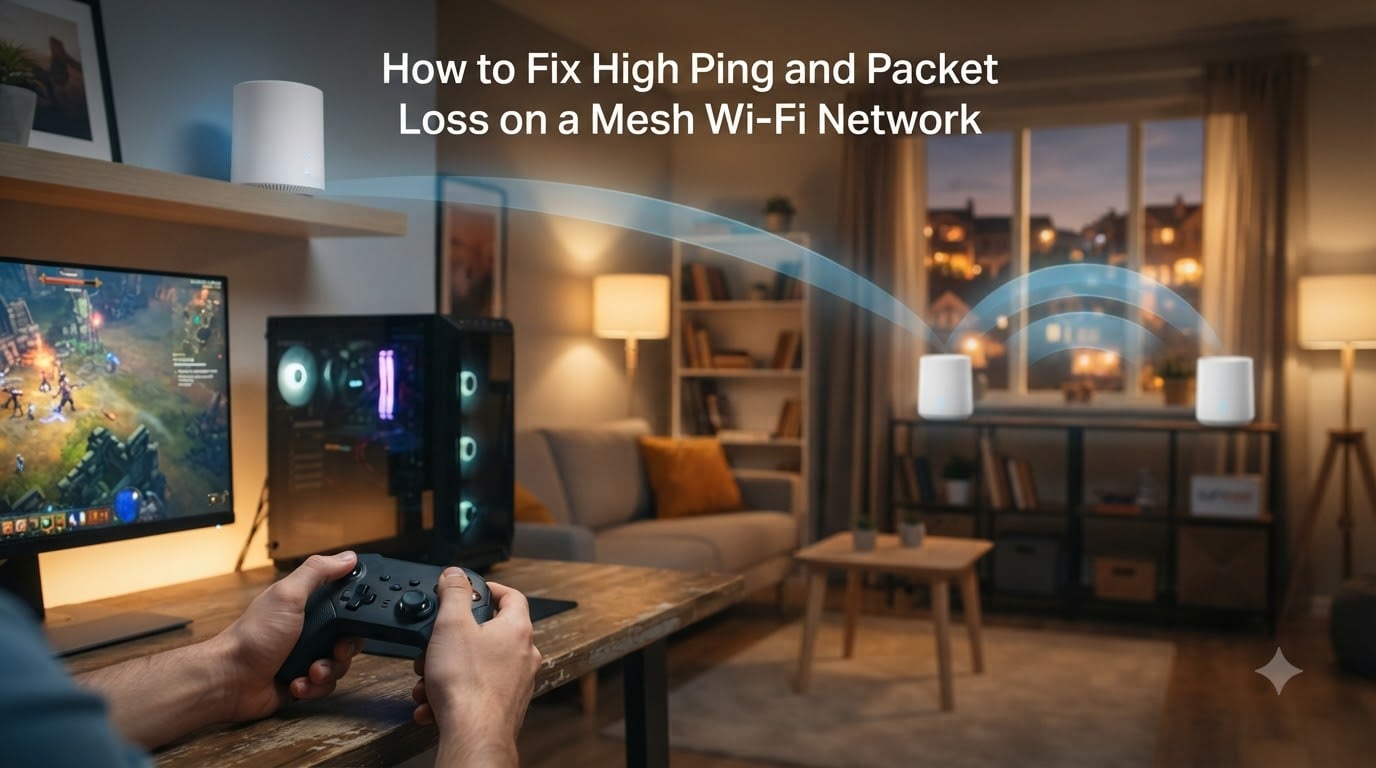 How to Fix High Ping and Packet Loss on a Mesh Wi-Fi Network
