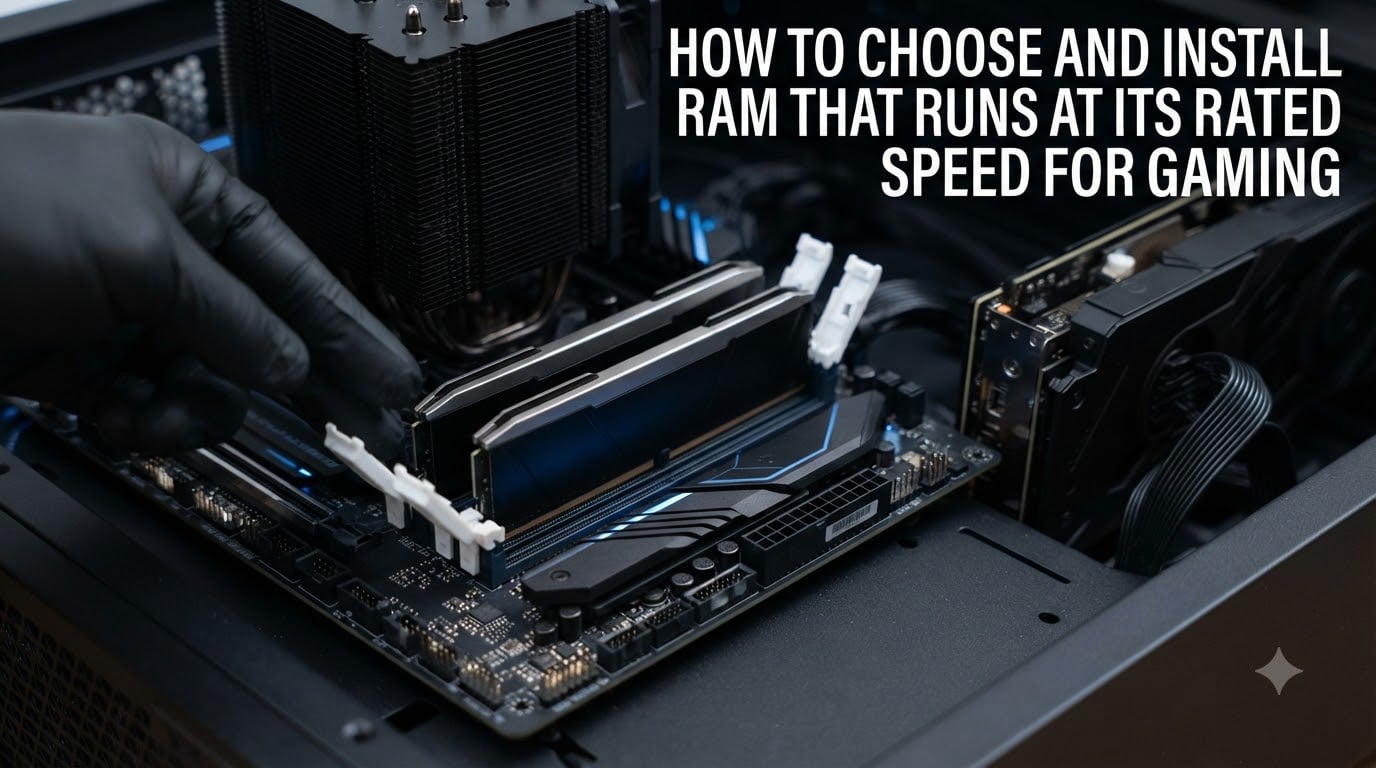 How to Choose and Install RAM That Runs at Its Rated Speed for Gaming