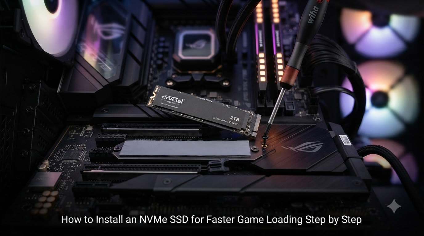 How to Install an NVMe SSD for Faster Game Loading Step by Step