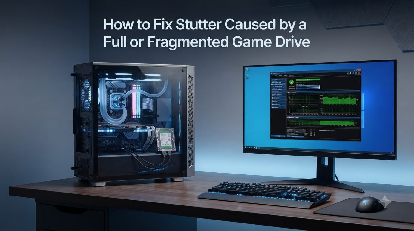 How to Fix Stutter Caused by a Full or Fragmented Game Drive