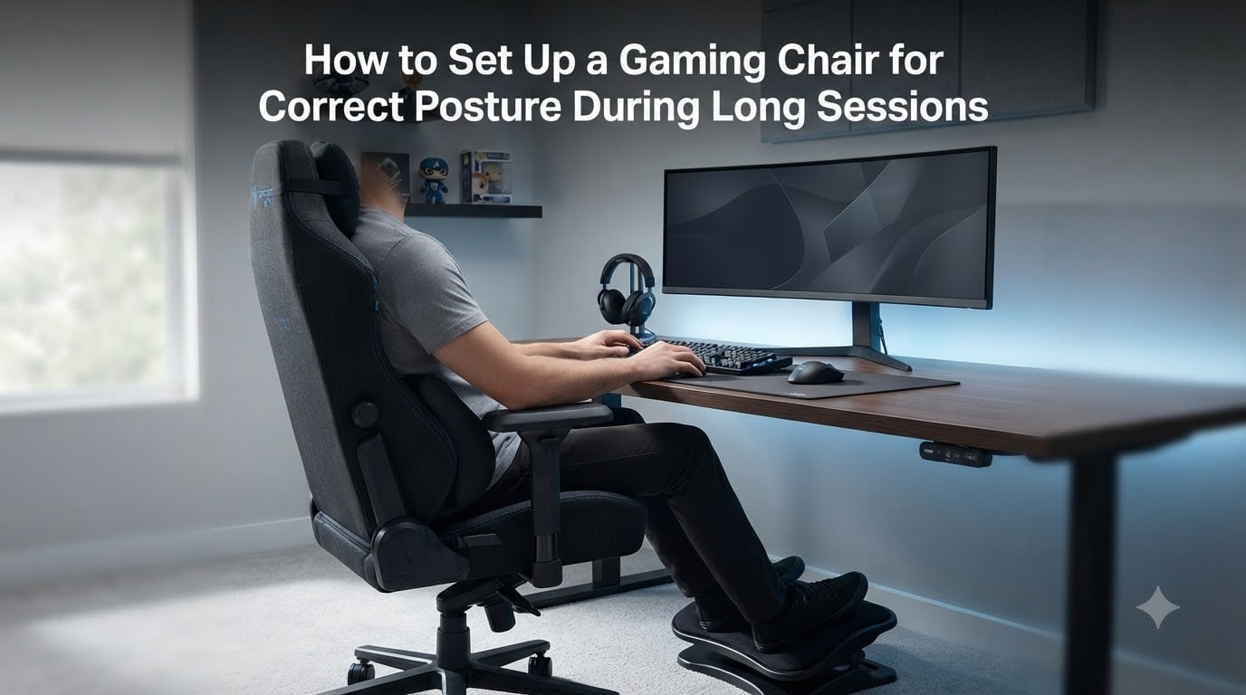 How to Set Up a Gaming Chair for Correct Posture During Long Sessions
