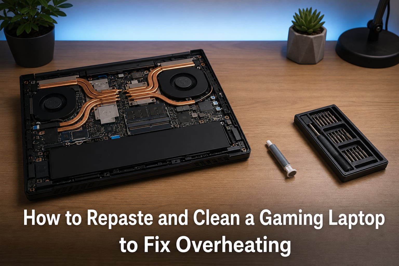 How to Repaste and Clean a Gaming Laptop to Fix Overheating