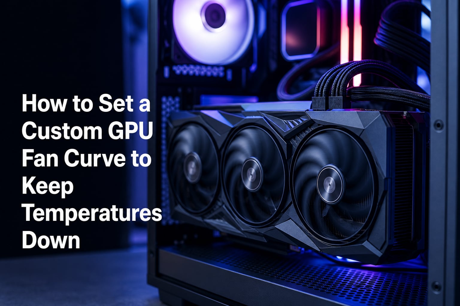 How to Set a Custom GPU Fan Curve to Keep Temperatures Down