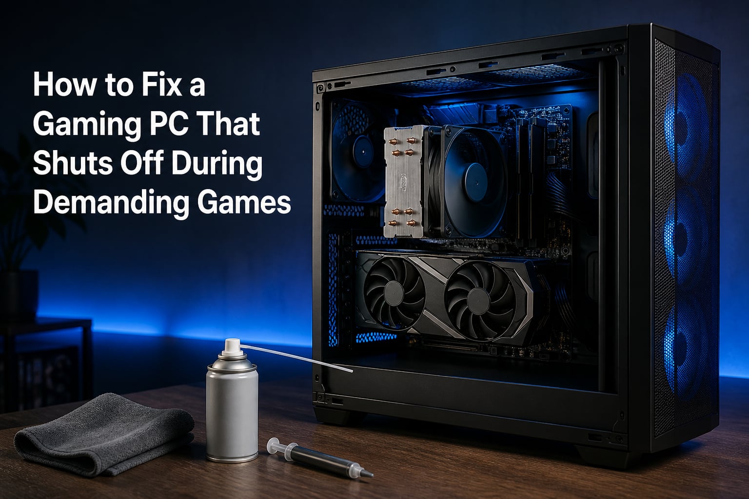 How to Fix a Gaming PC That Shuts Off During Demanding Games