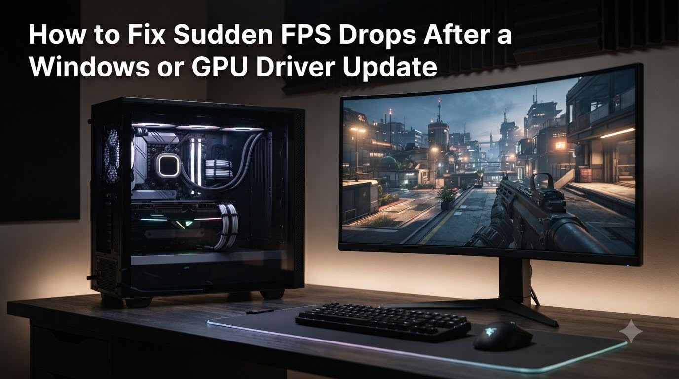How to Fix Sudden FPS Drops After a Windows or GPU Driver Update