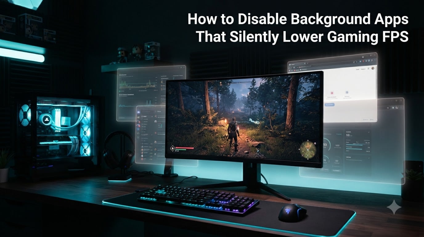 How to Disable Background Apps That Silently Lower Gaming FPS