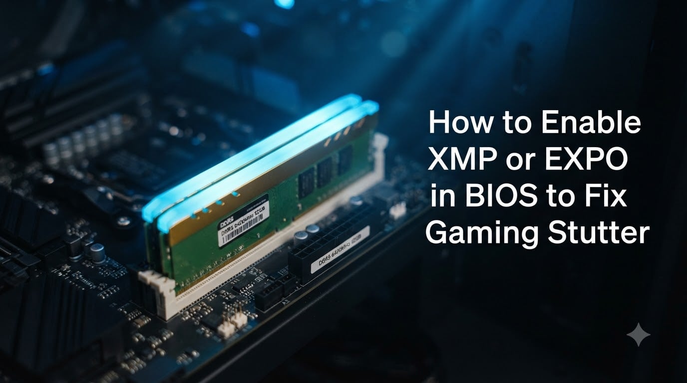 How to Enable XMP or EXPO in BIOS to Fix Gaming Stutter