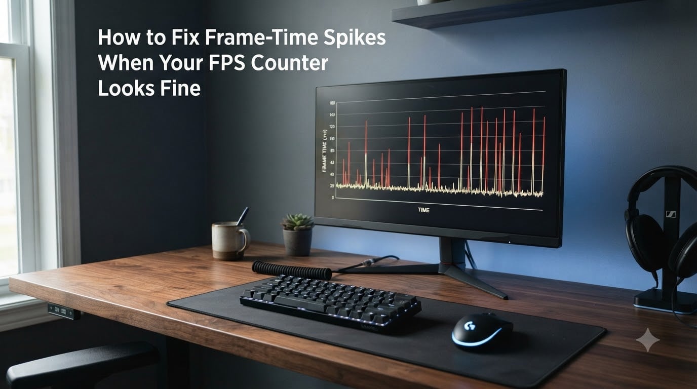 How to Fix Frame-Time Spikes When Your FPS Counter Looks Fine