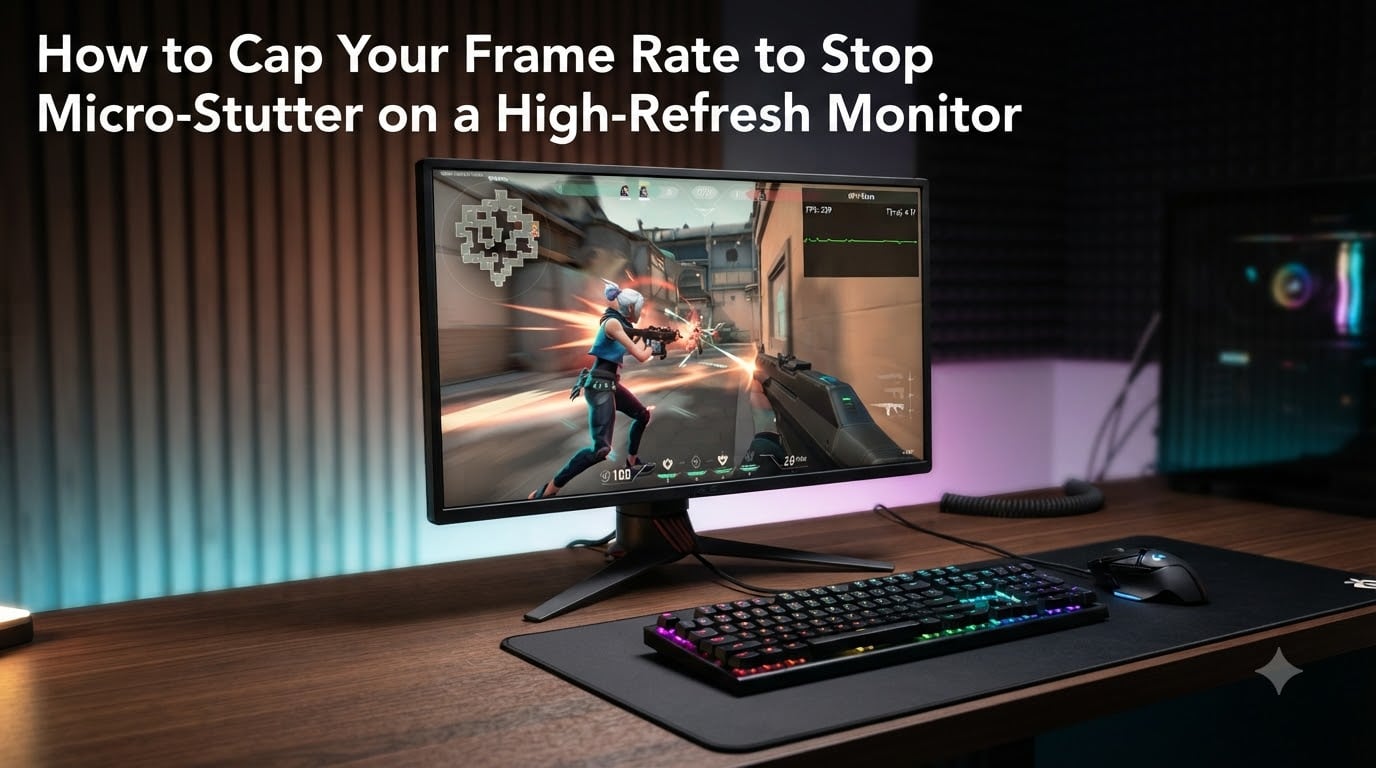 How to Cap Your Frame Rate to Stop Micro-Stutter on a High-Refresh Monitor
