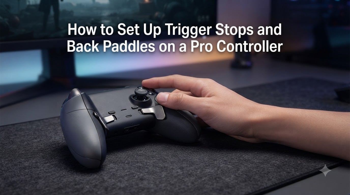 How to Set Up Trigger Stops and Back Paddles on a Pro Controller