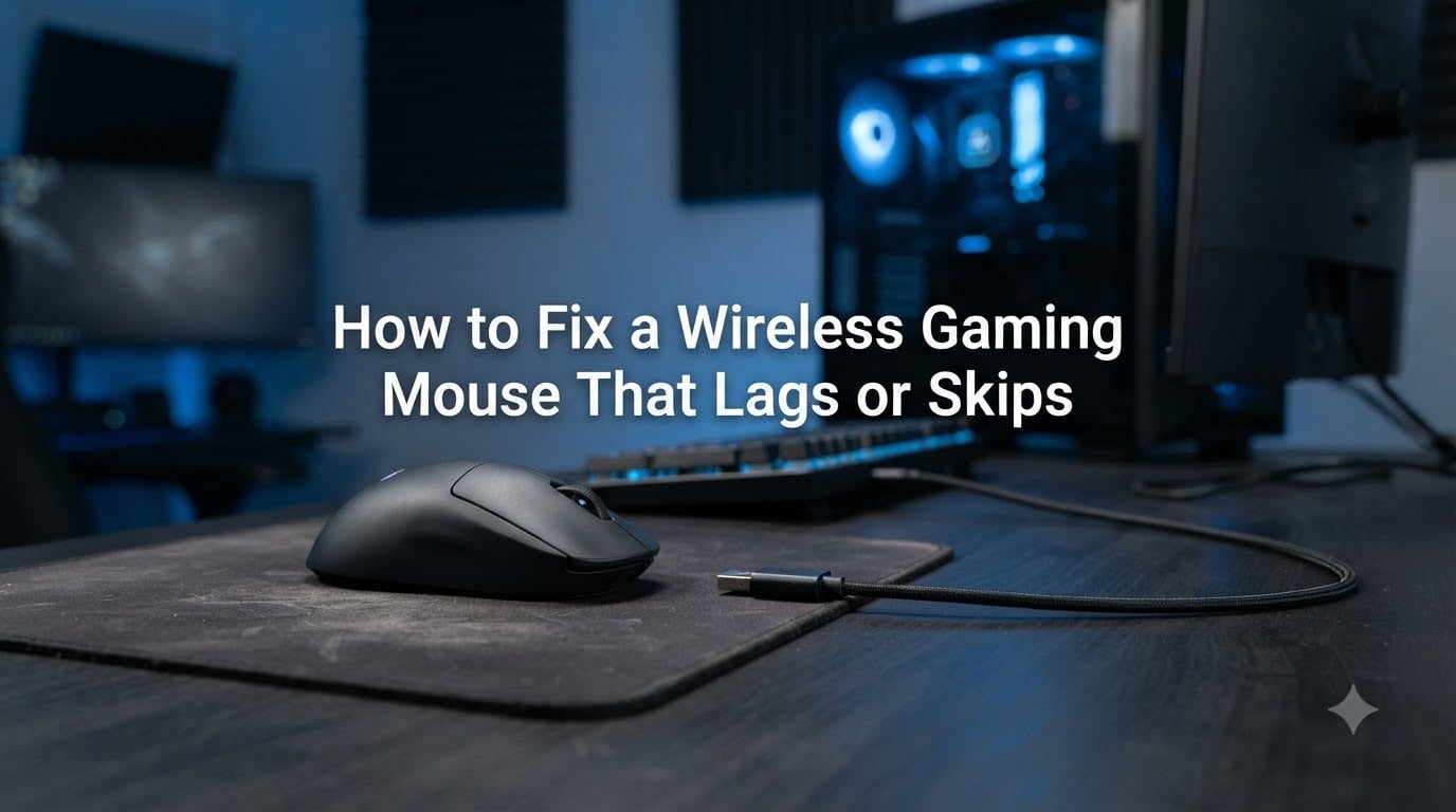 How to Fix a Wireless Gaming Mouse That Lags or Skips