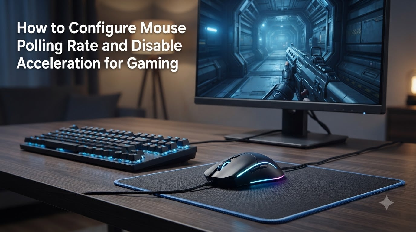 How to Configure Mouse Polling Rate and Disable Acceleration for Gaming