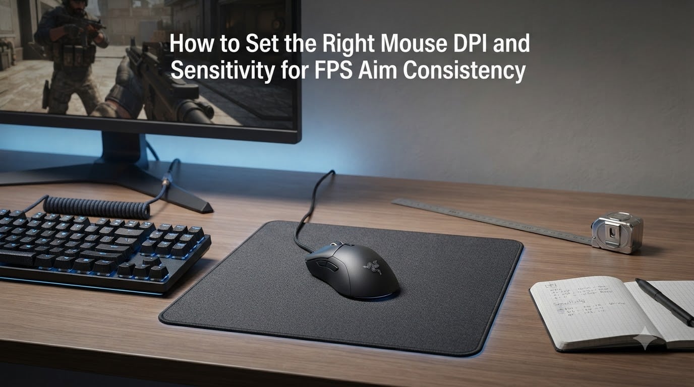 How to Set the Right Mouse DPI and Sensitivity for FPS Aim Consistency