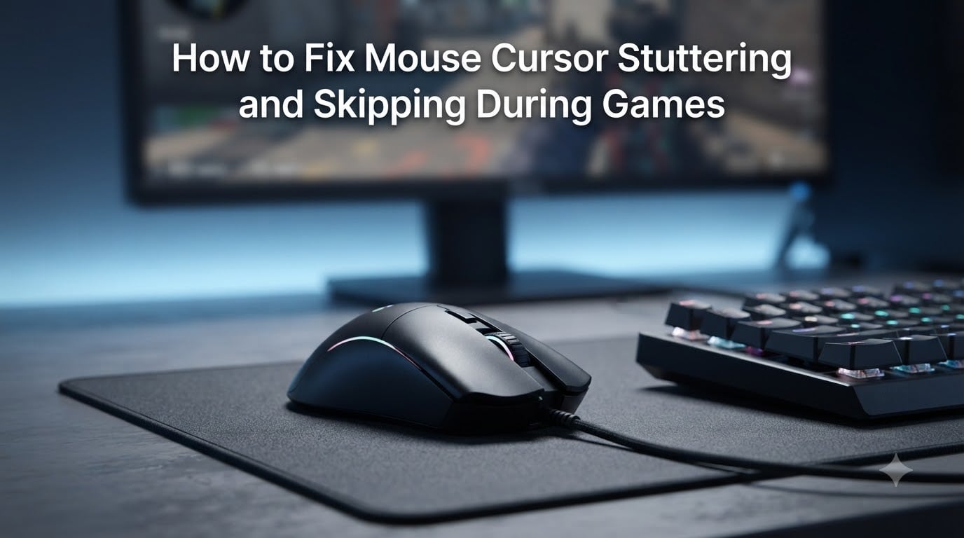 How to Fix Mouse Cursor Stuttering and Skipping During Games