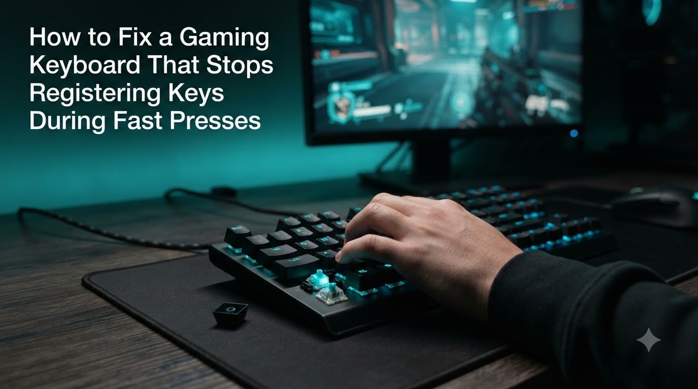 How to Fix a Gaming Keyboard That Stops Registering Keys During Fast Presses