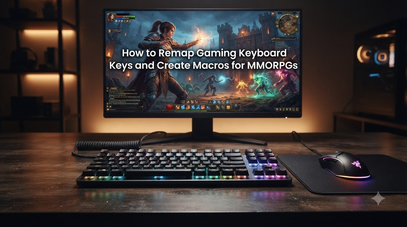 How to Remap Gaming Keyboard Keys and Create Macros for MMORPGs