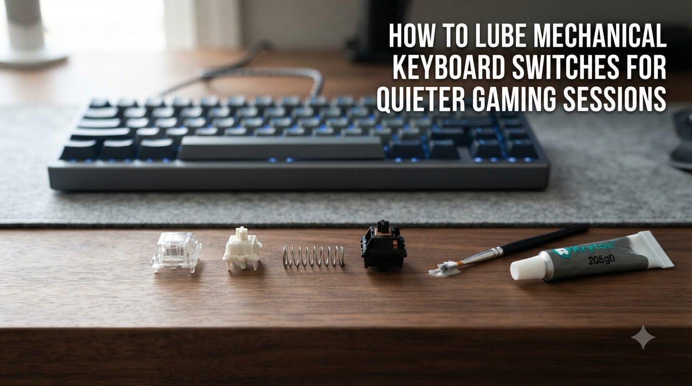 How to Lube Mechanical Keyboard Switches for Quieter Gaming Sessions