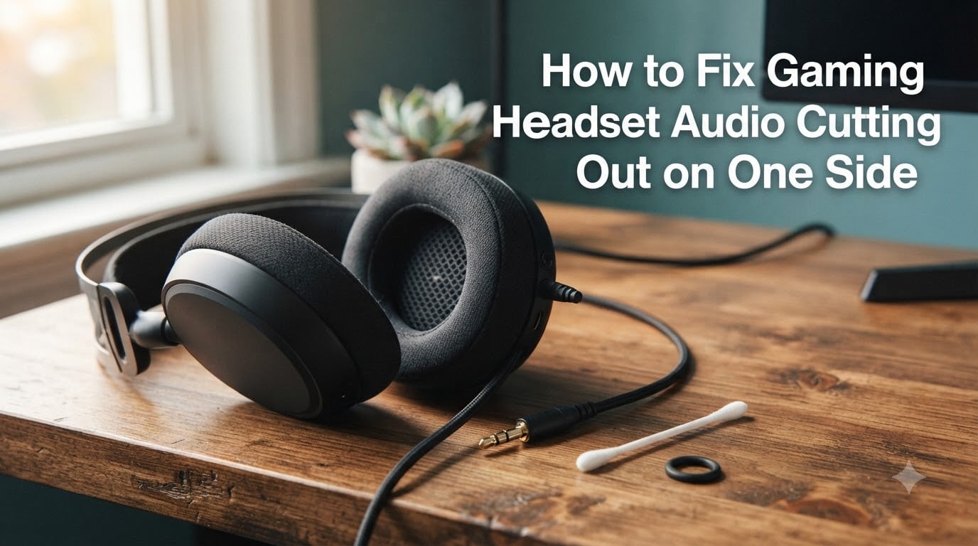 How to Fix Gaming Headset Audio Cutting Out on One Side