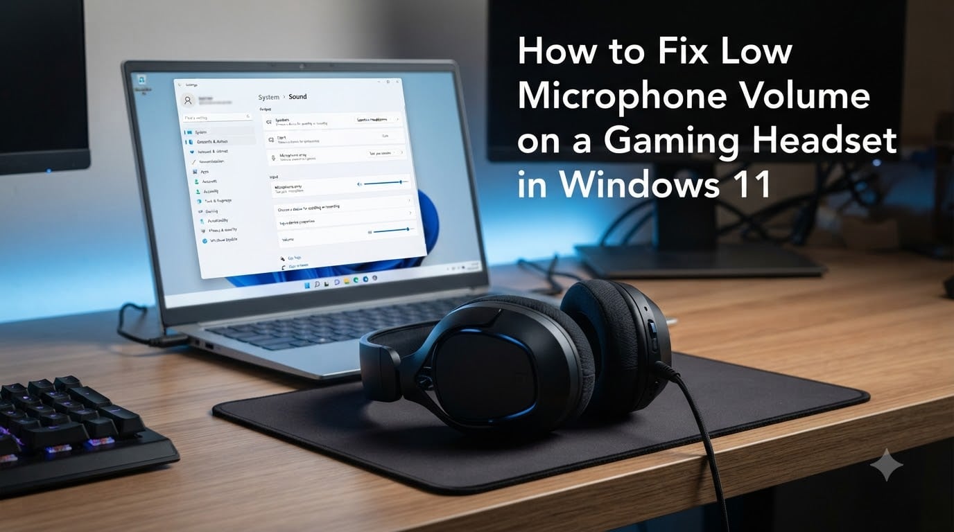 How to Fix Low Microphone Volume on a Gaming Headset in Windows 11
