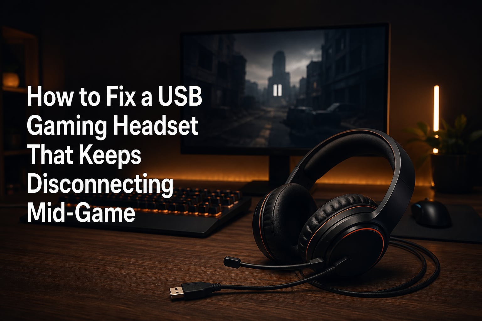 How to Fix a USB Gaming Headset That Keeps Disconnecting Mid-Game