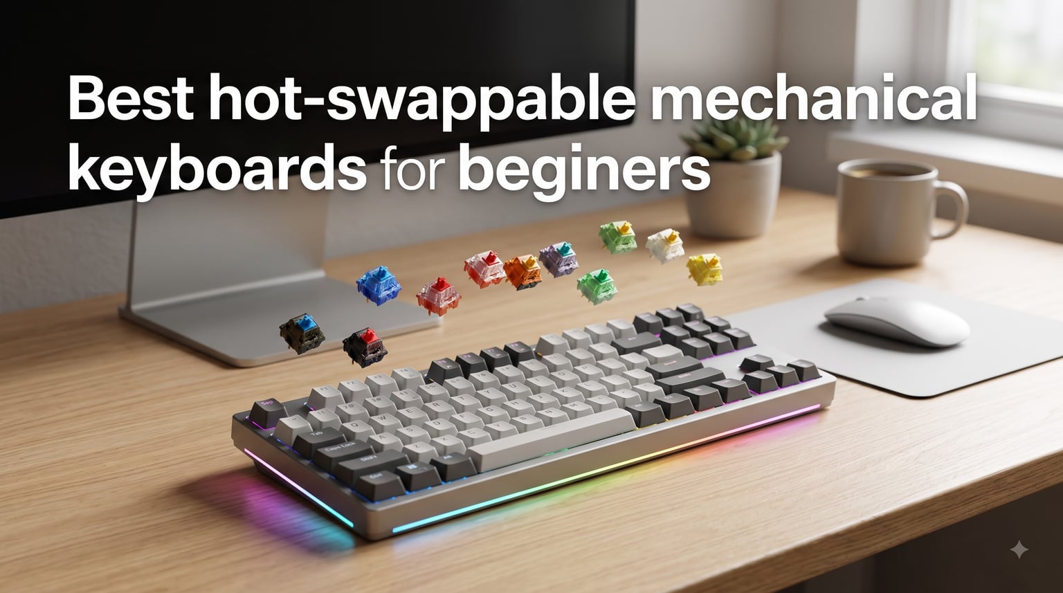 Best hot-swappable mechanical keyboards for beginners