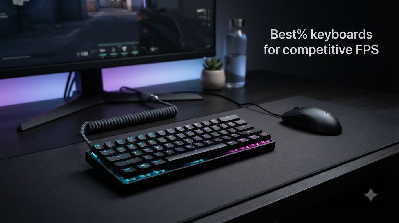 Best 60% keyboards for competitive FPS