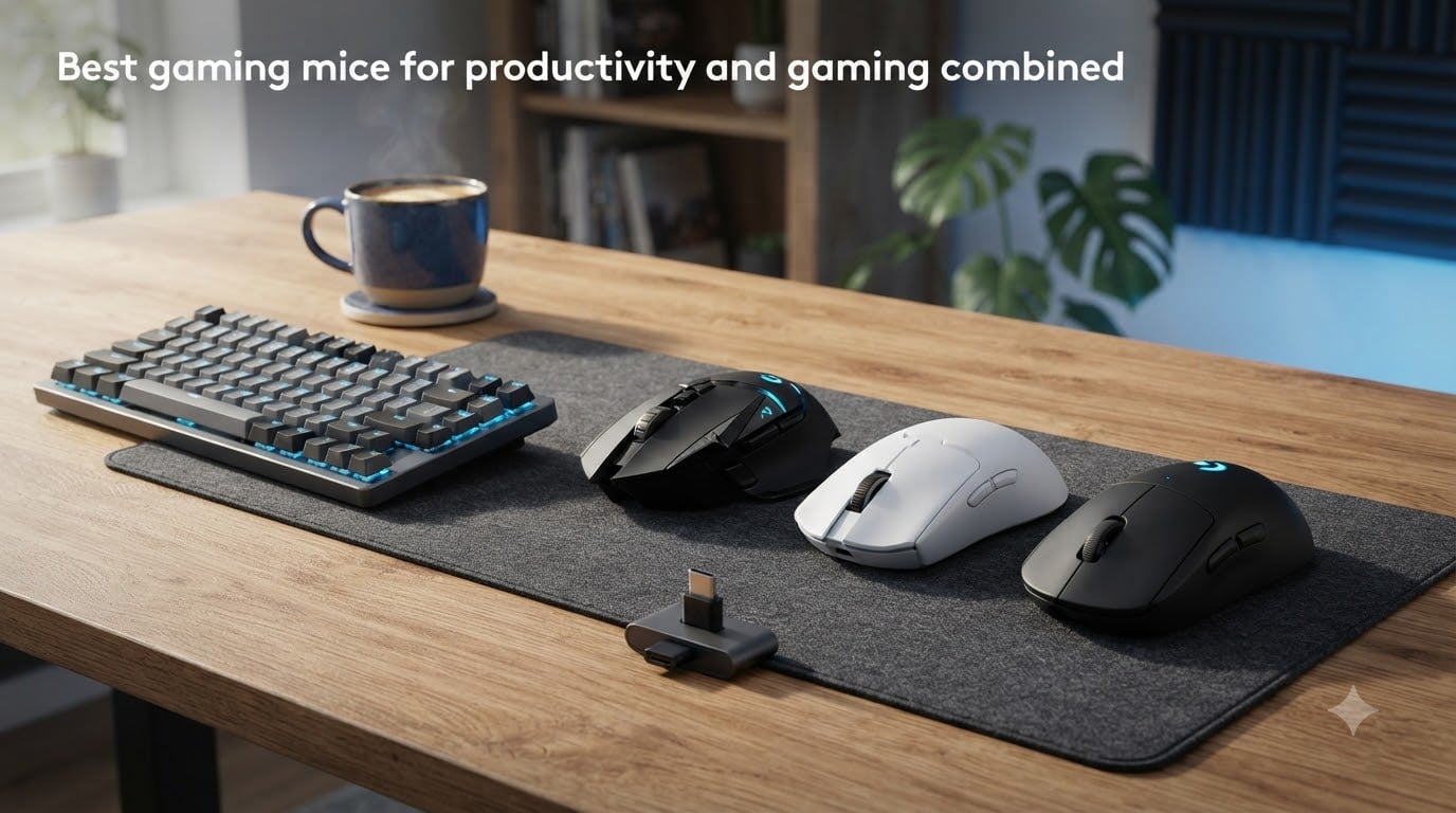 Best gaming mice for productivity and gaming combined