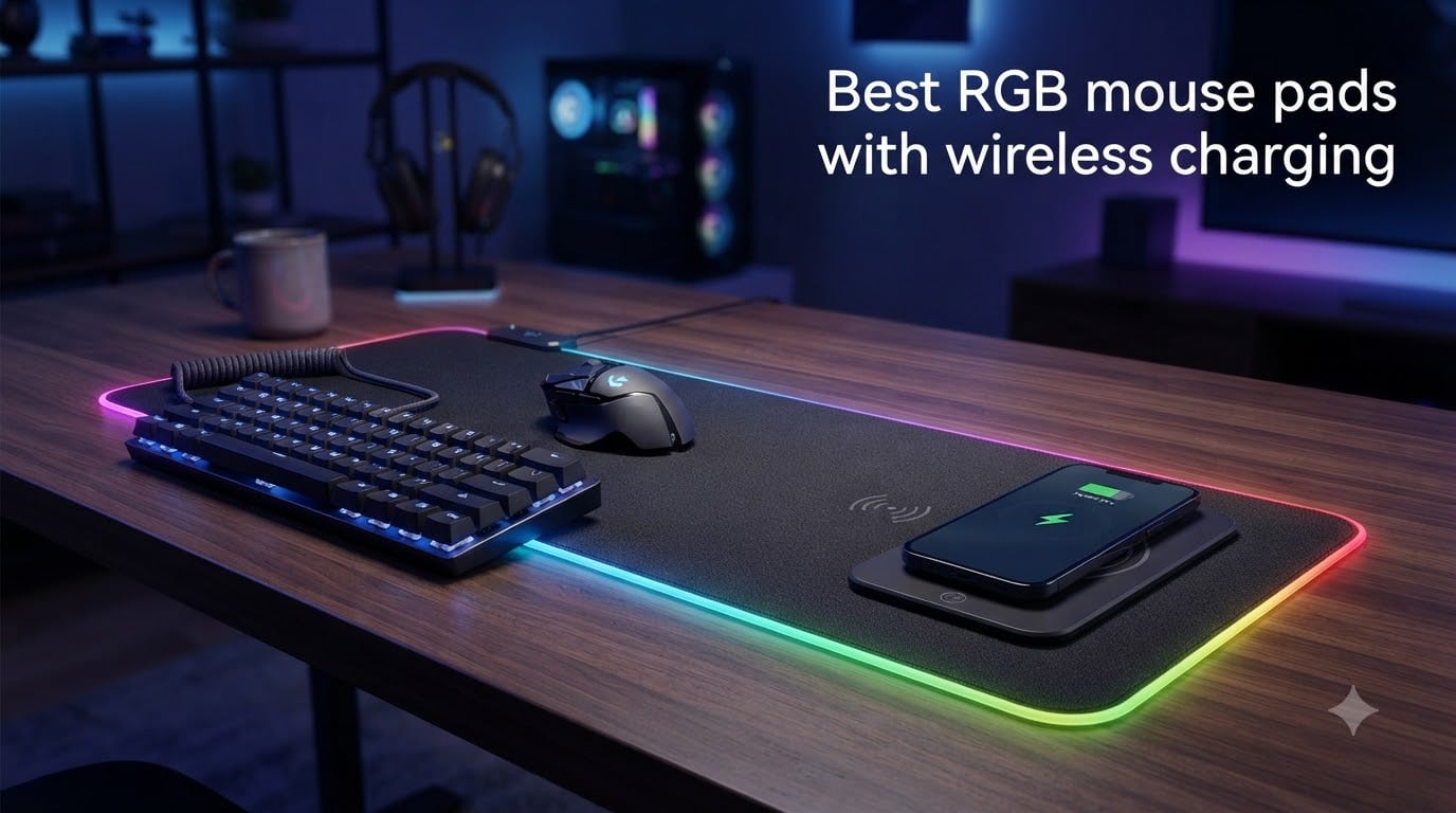 Best RGB mouse pads with wireless charging