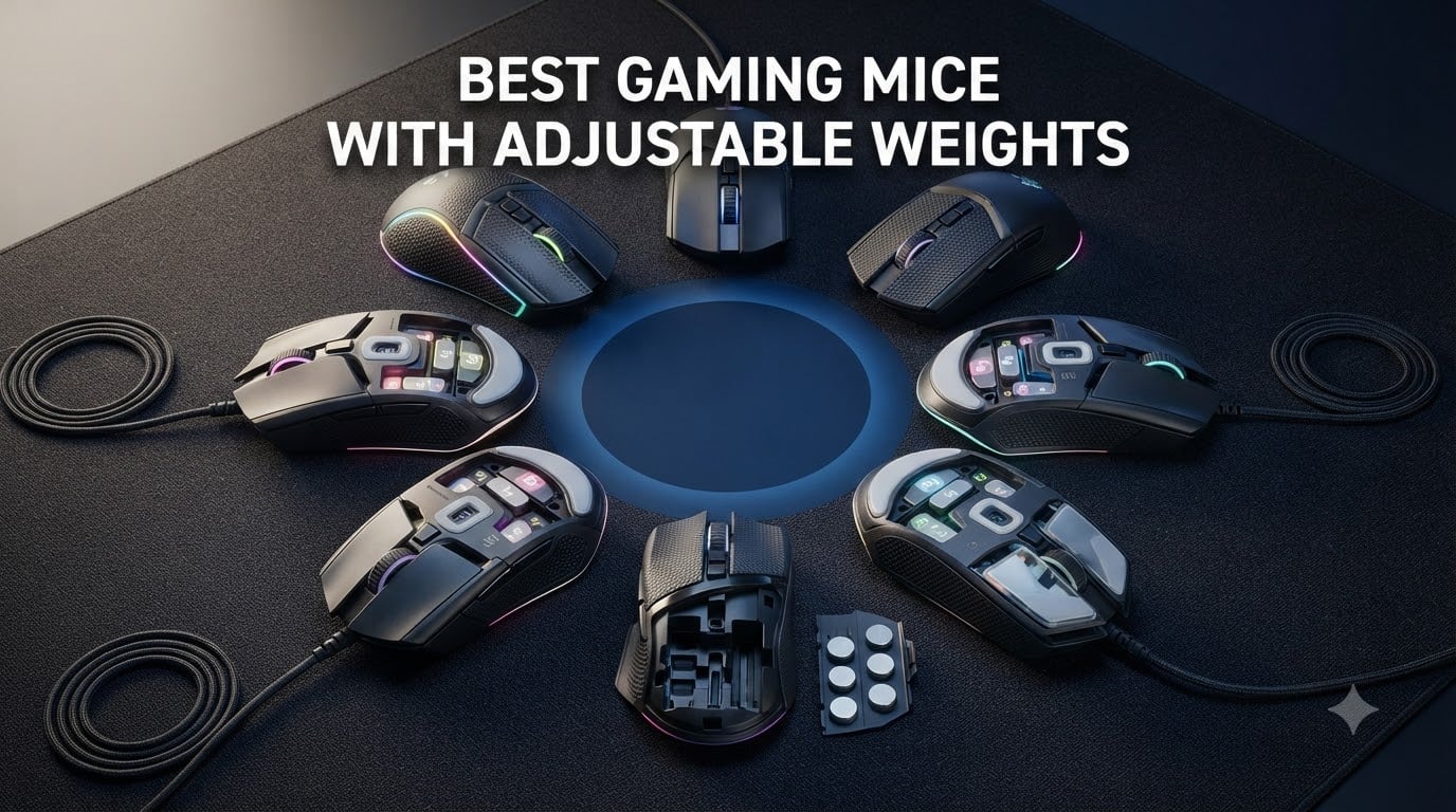 Best gaming mice with adjustable weights