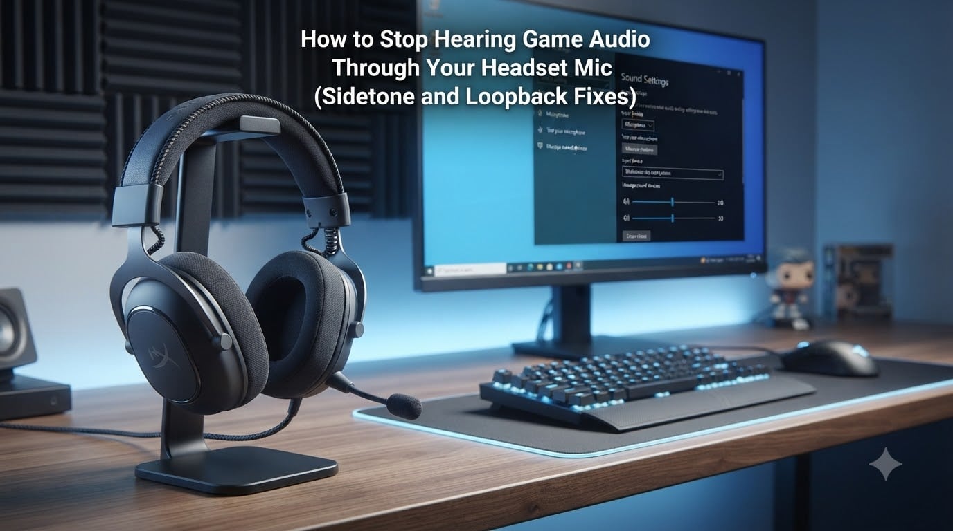 How to Stop Hearing Game Audio Through Your Headset Mic (Sidetone and Loopback Fixes)