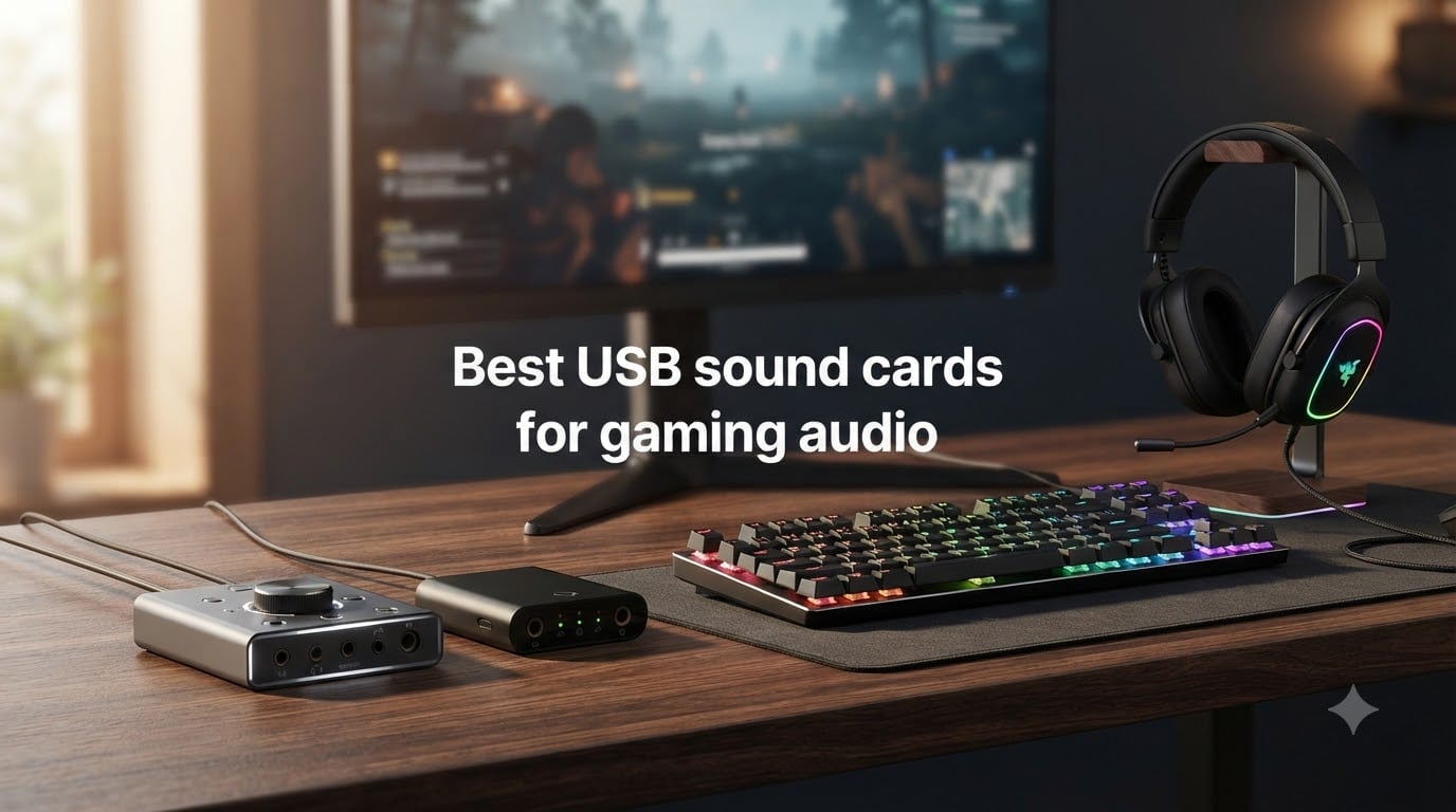 Best USB sound cards for gaming audio