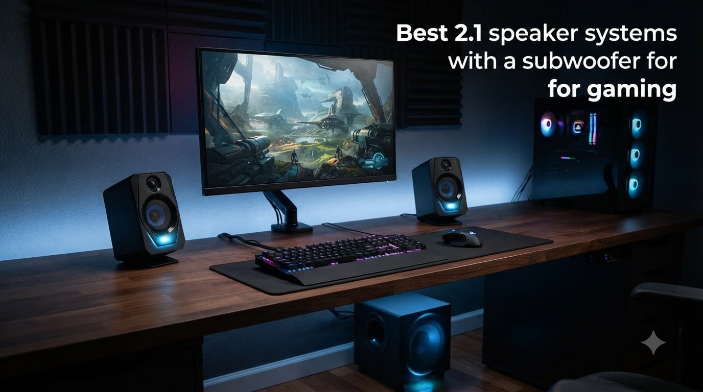 Best 2.1 speaker systems with a subwoofer for gaming