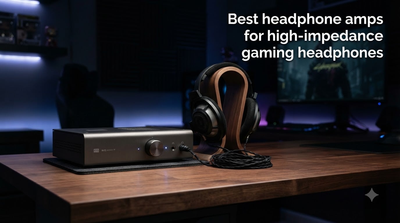 Best headphone amps for high-impedance gaming headphones