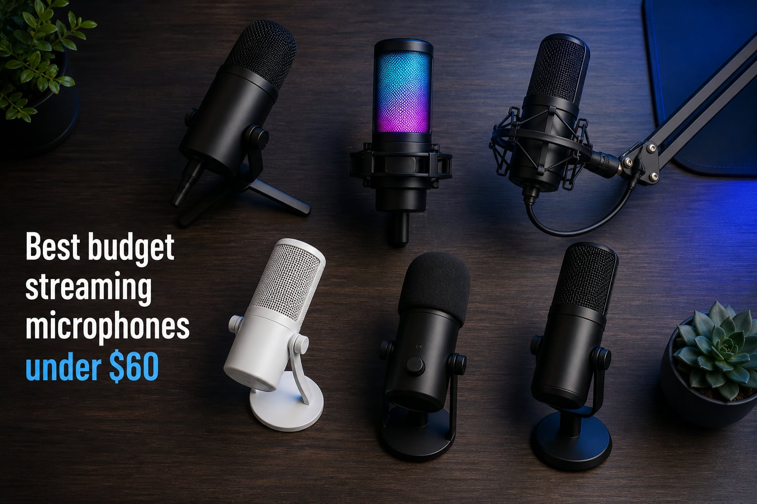 Best budget streaming microphones under $60
