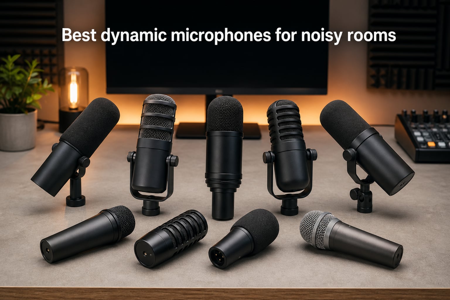 Best dynamic microphones for noisy rooms