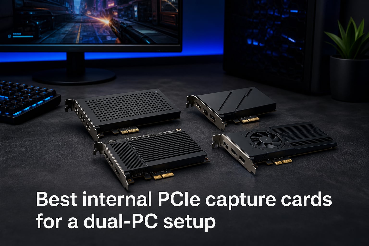 Best internal PCIe capture cards for a dual-PC setup