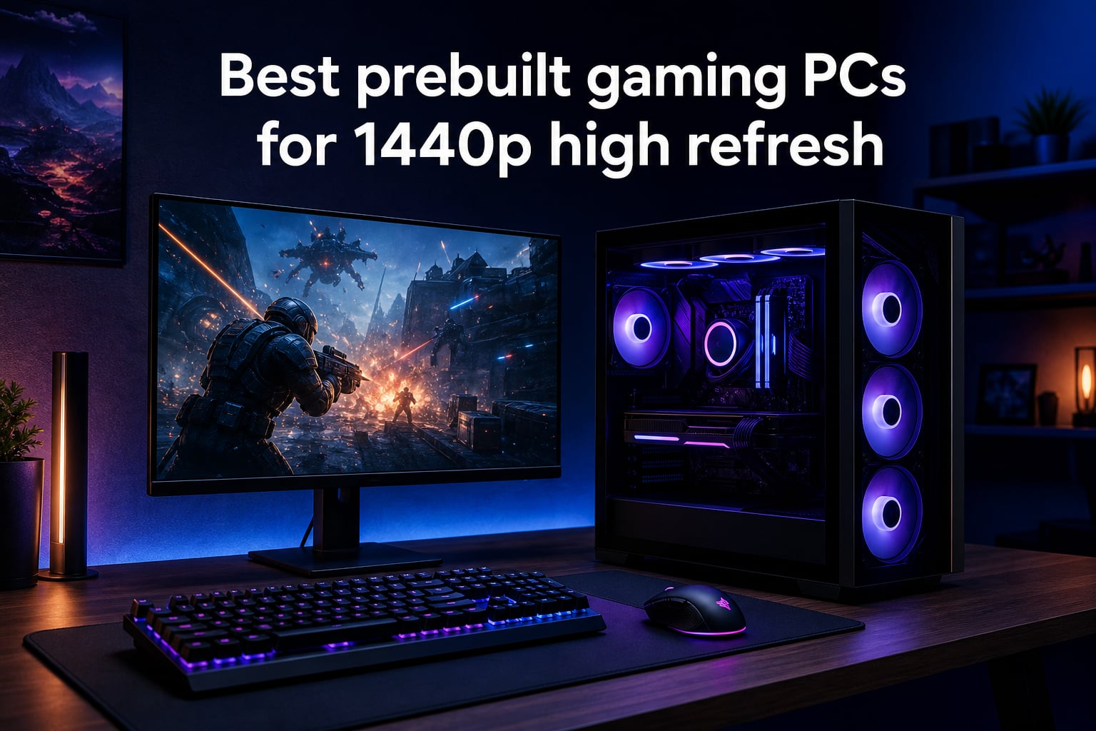 Best prebuilt gaming PCs for 1440p high refresh