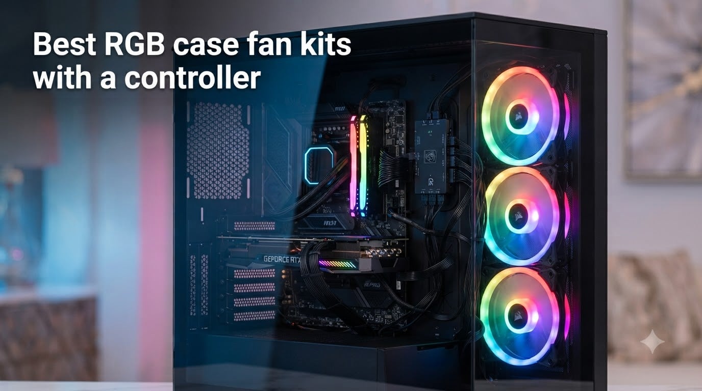 Best RGB case fan kits with a controller