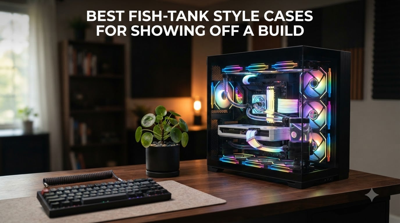 Best fish-tank style cases for showing off a build