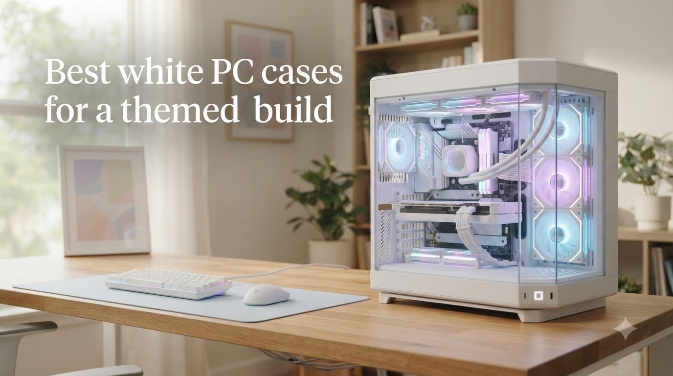 Best white PC cases for a themed build