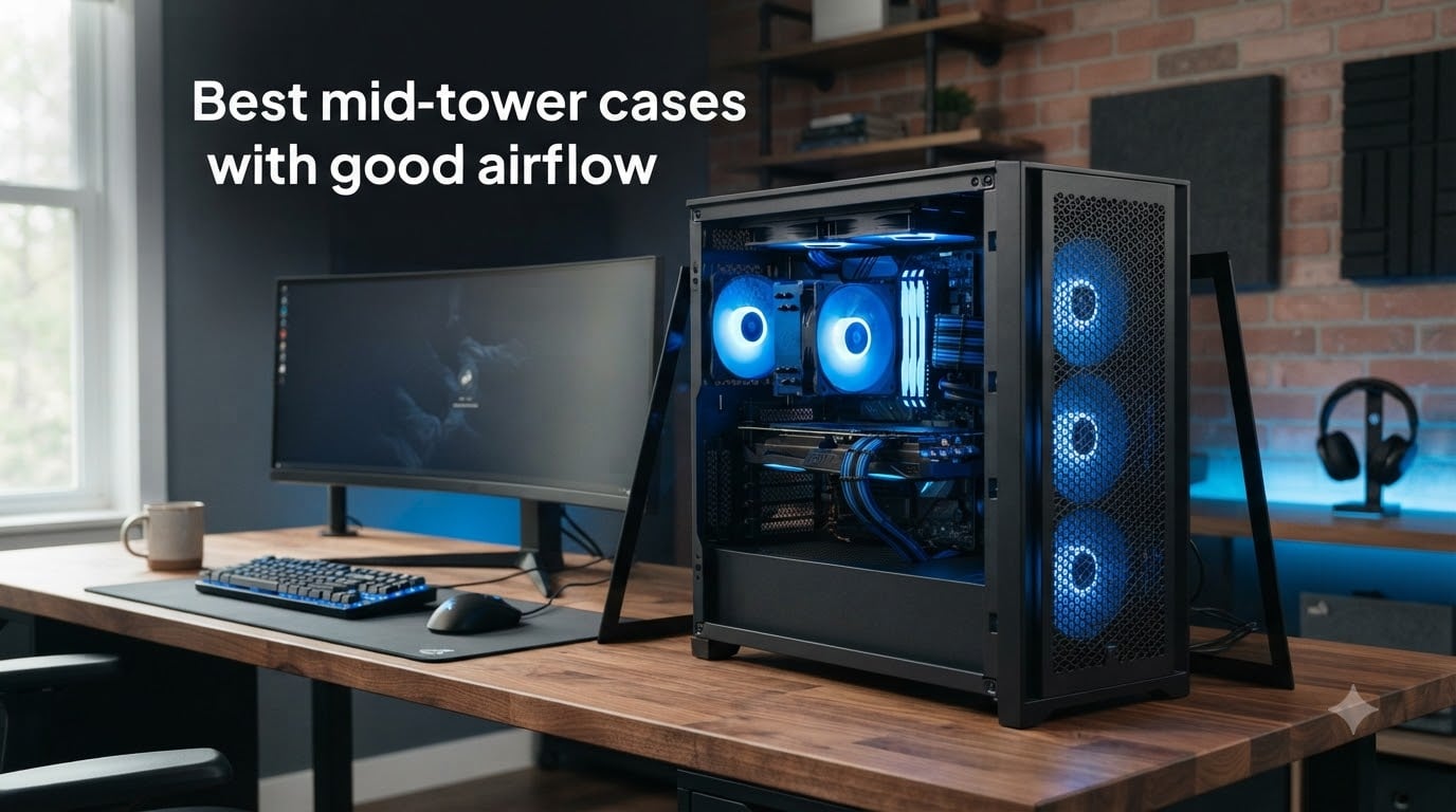 Best mid-tower cases with good airflow