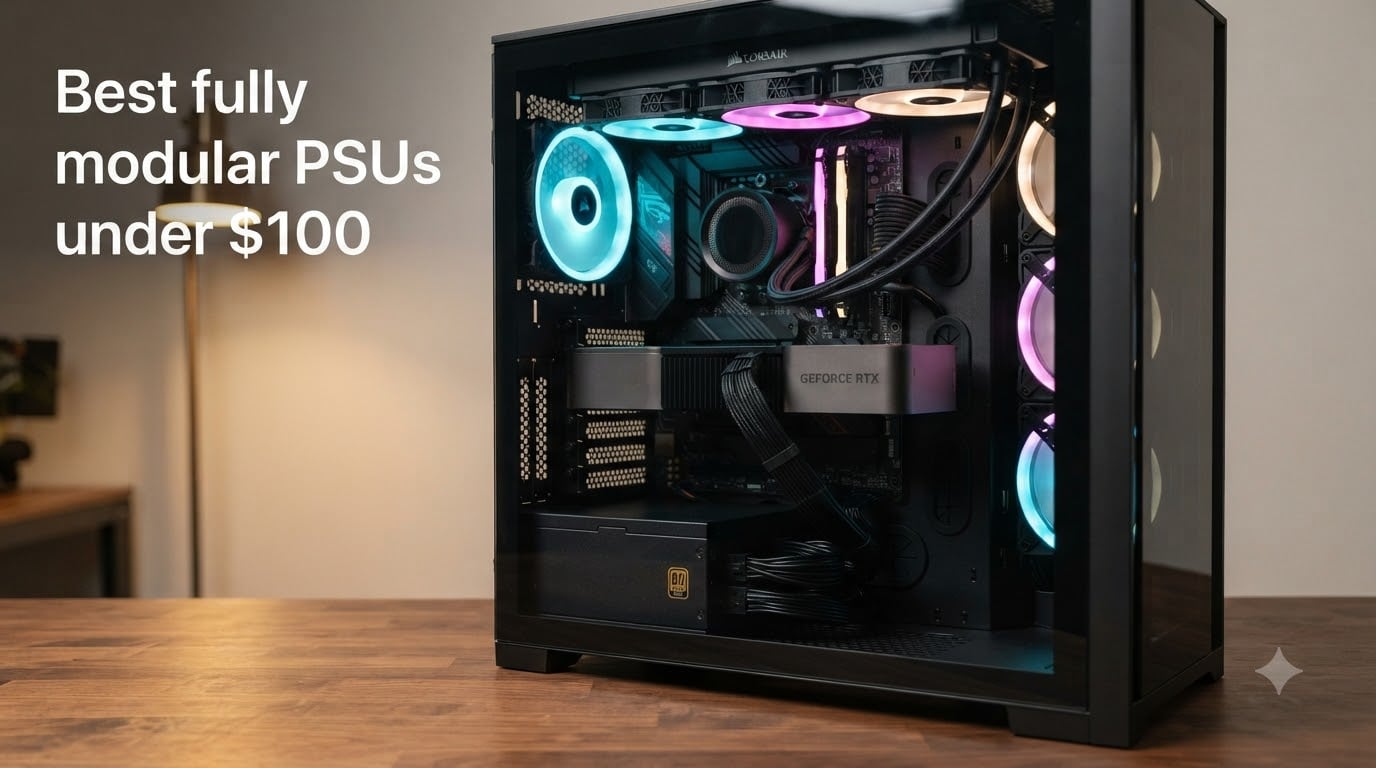 Best fully modular PSUs under $100