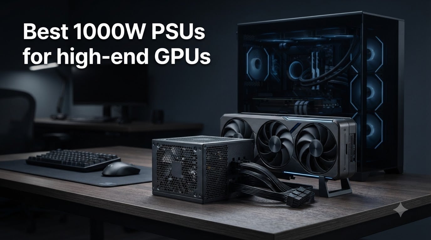 Best 1000W PSUs for high-end GPUs