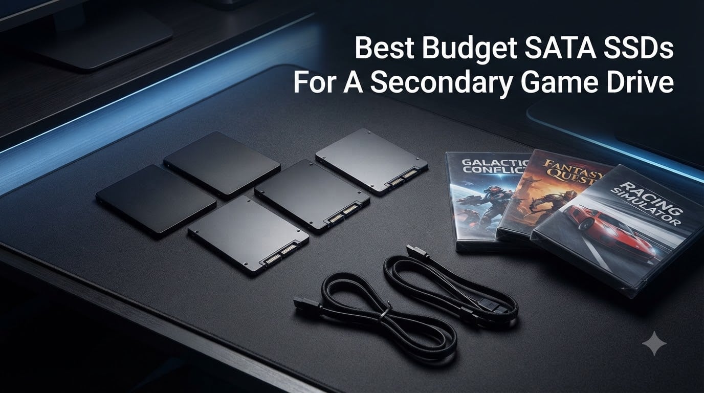 Best budget SATA SSDs for a secondary game drive