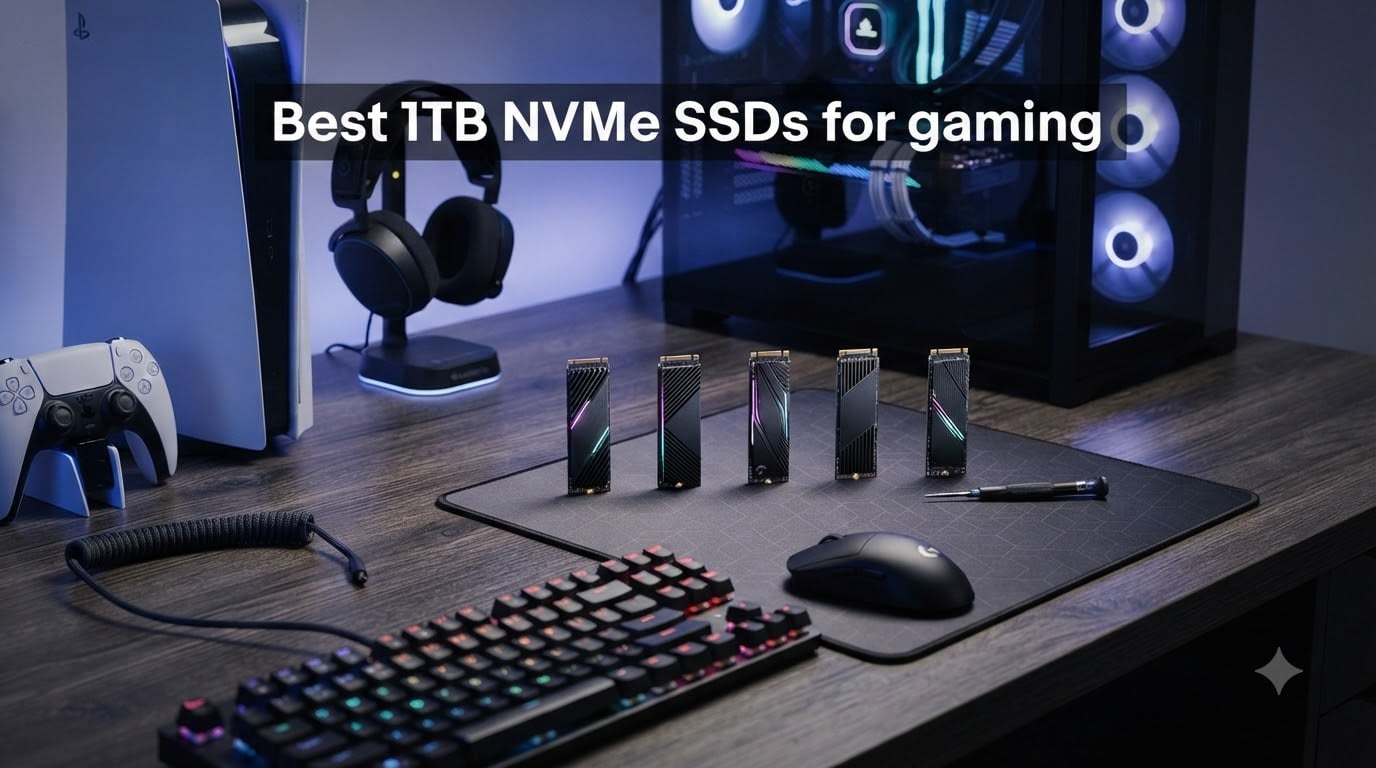 Best 1TB NVMe SSDs for gaming