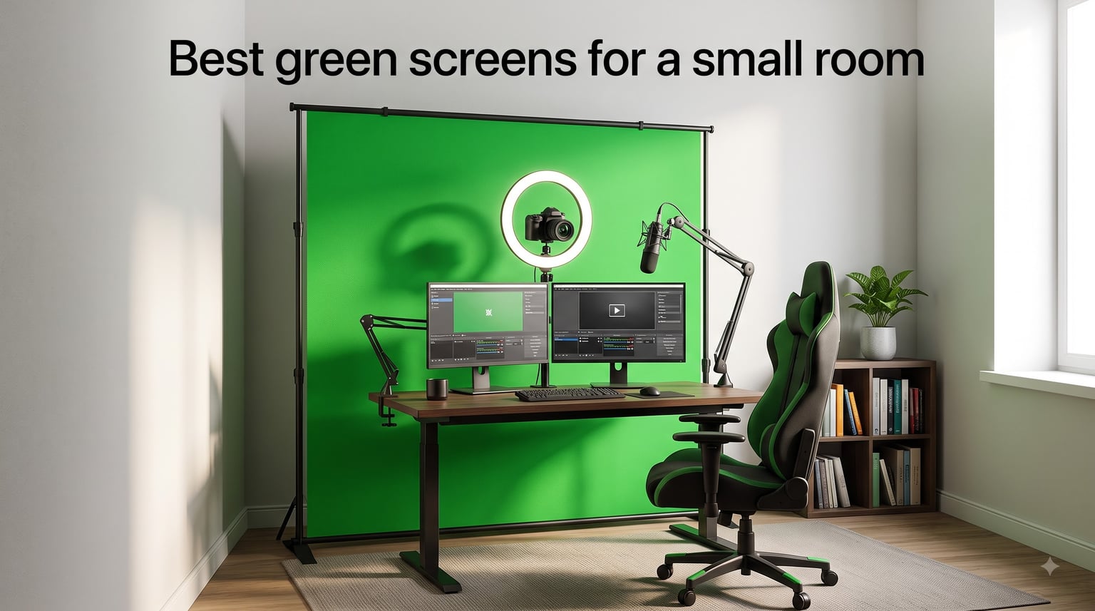 Best green screens for a small room