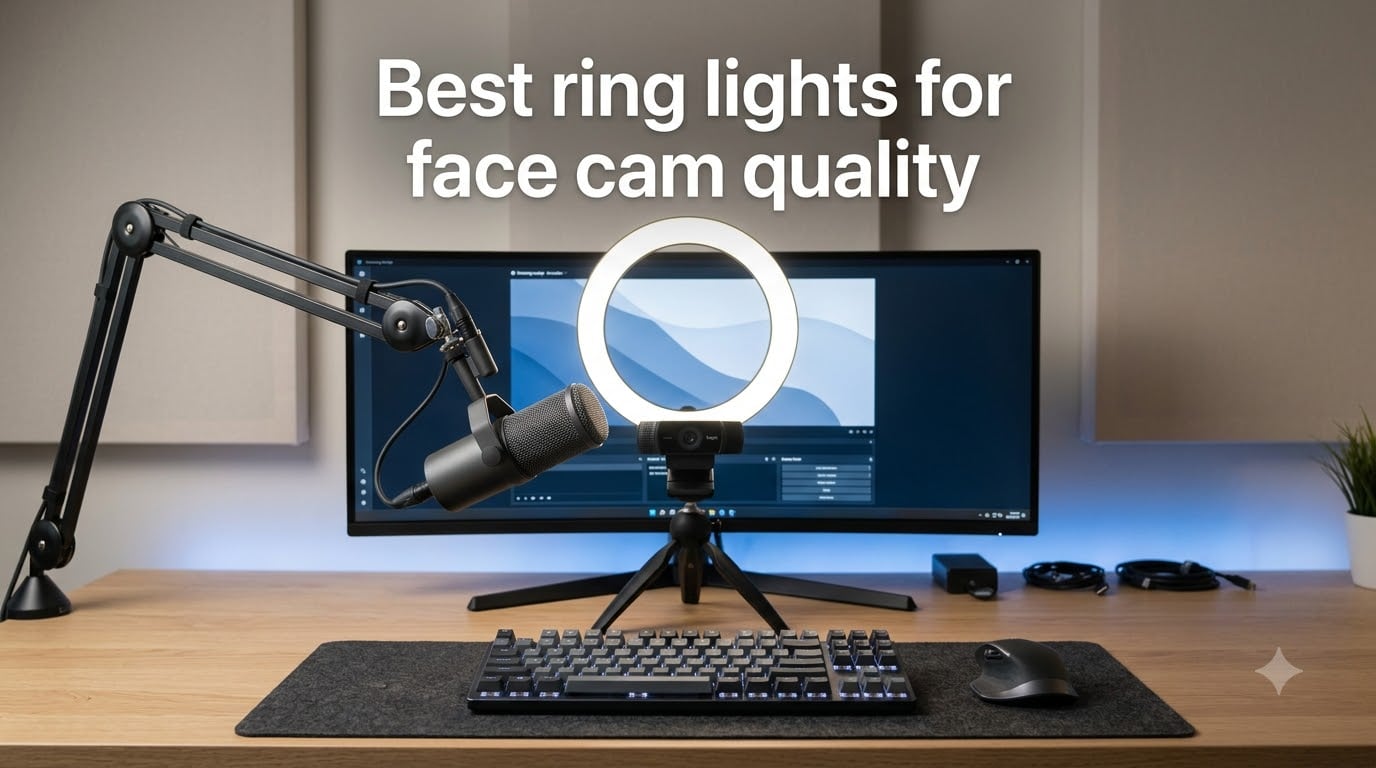 Best ring lights for face cam quality