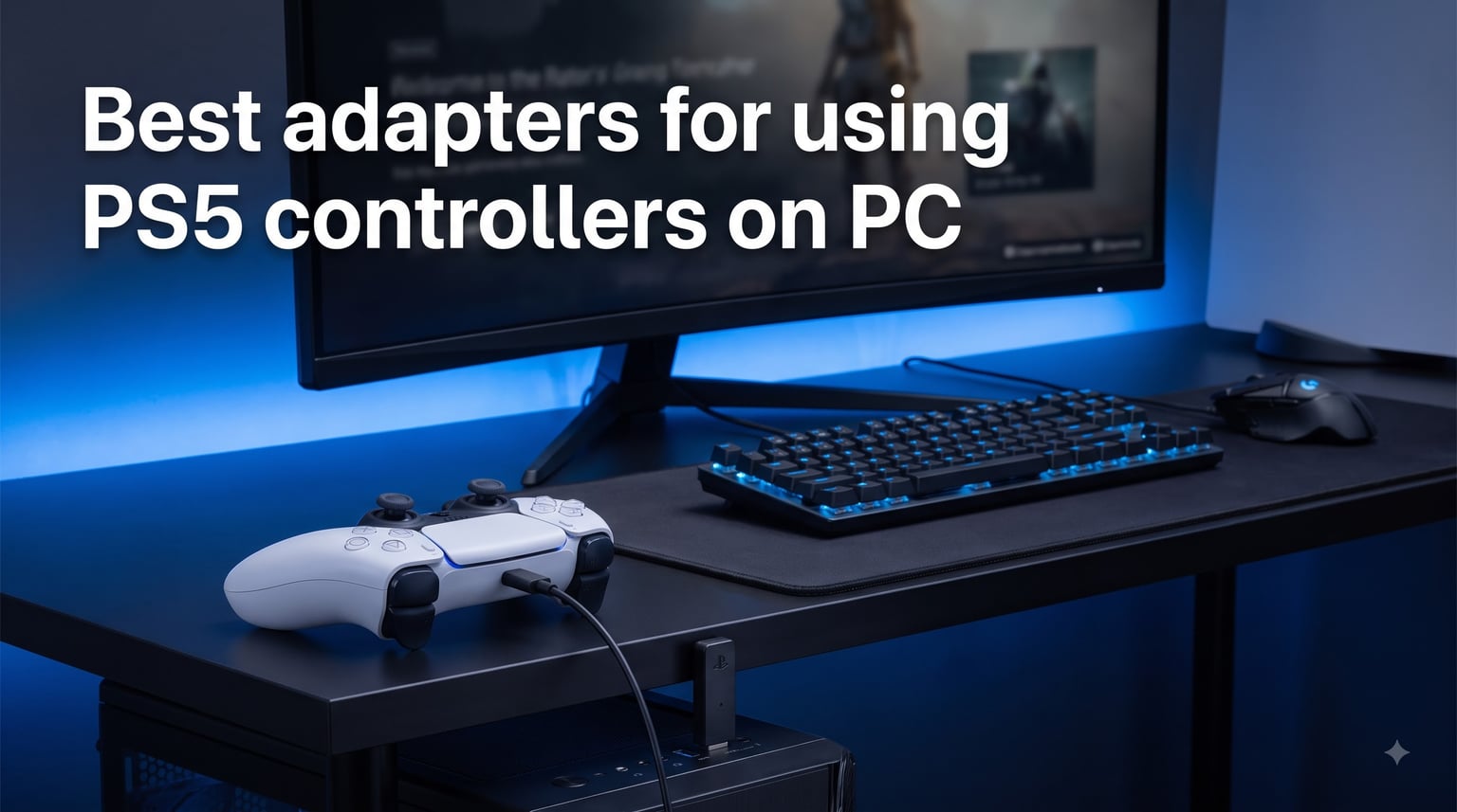 Best adapters for using PS5 controllers on PC