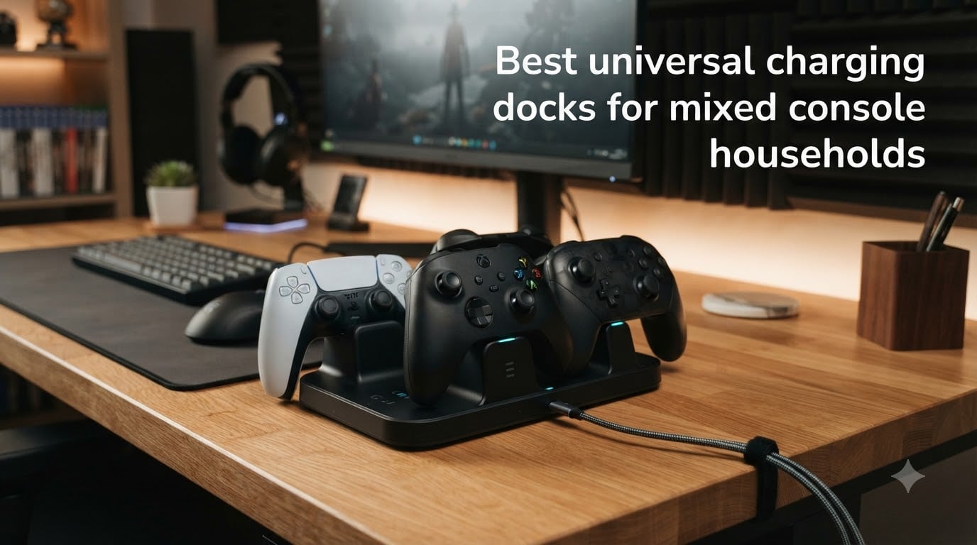 Best universal charging docks for mixed console households