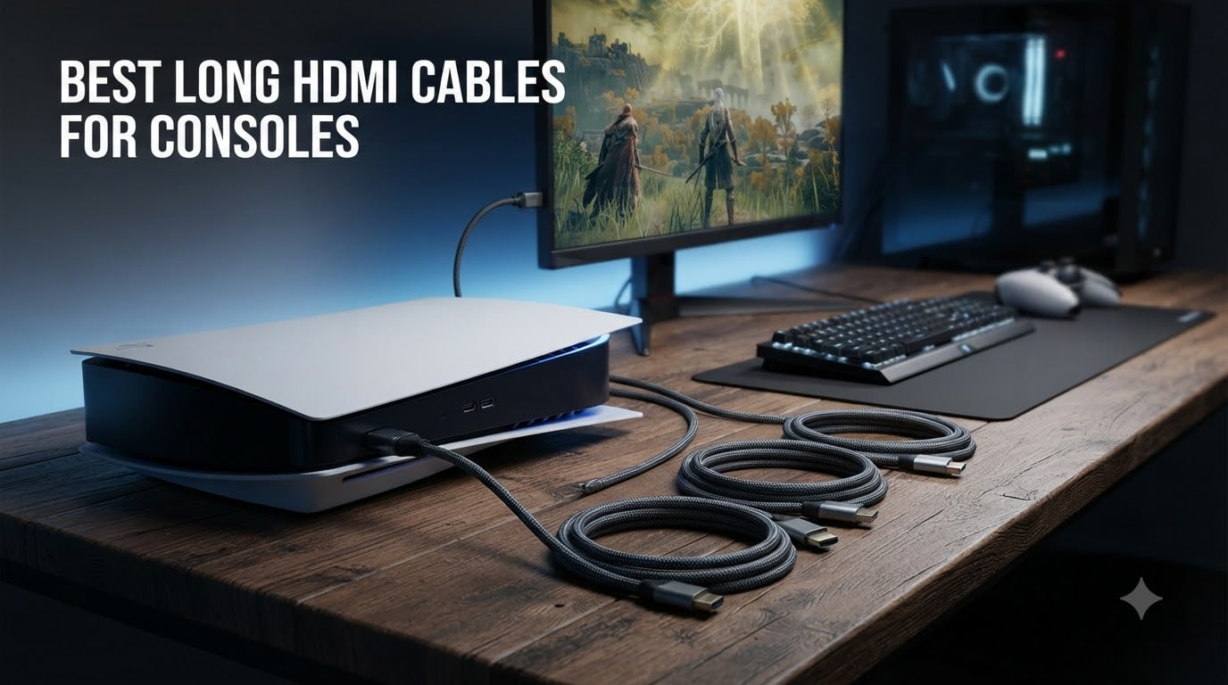 Best long HDMI cables for consoles